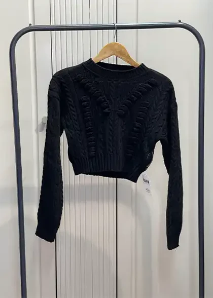 کراپ بافت مشکی