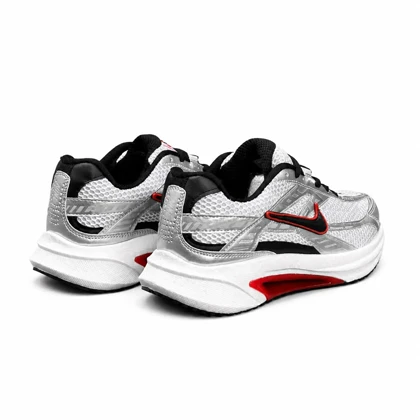 کفش کتانی زیره بست مردانه مدل رانینگ نایکی سفید طوسی NIKE