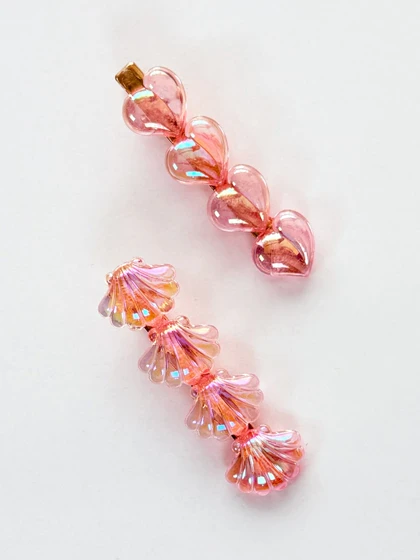 گیره مو طرح پروانه بسته 5 عددی