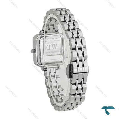 ساعت مچی DW زنانه مربعی فلزی تمام سیلور DW-7262-L