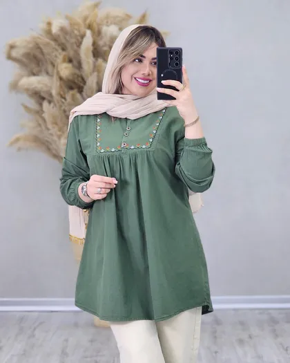 تونیک گلدوزی
