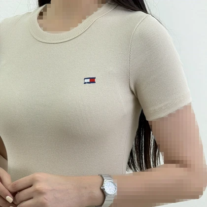 تیشرت زنانه بیسیک کبریتی | آی بولک