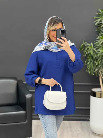 مانتو جلو بسته پیچک