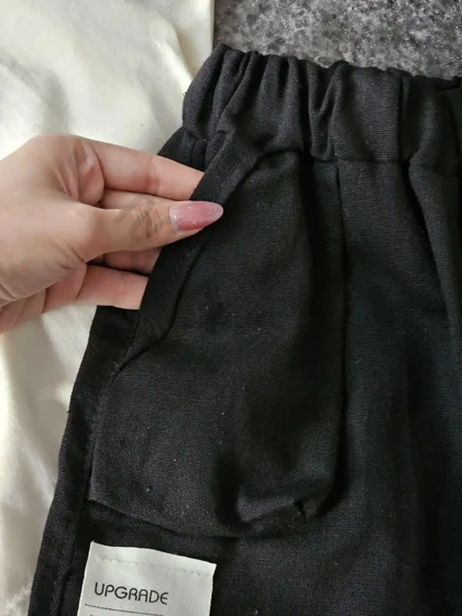 ست کراپ شلوارک دخترانه مدل قلب پروانه ای کرم مشکی سایز 5,50,55,60