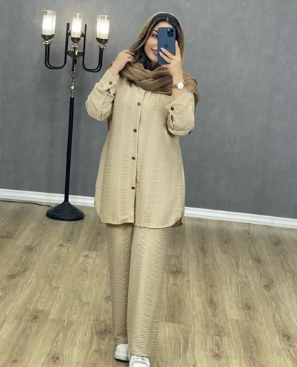 مانتو شلوار بیسکویتی