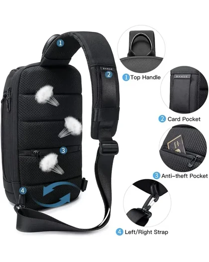 کیف کراس بادی اورجینال بنج مدل BANGE - BG7565 BangePro