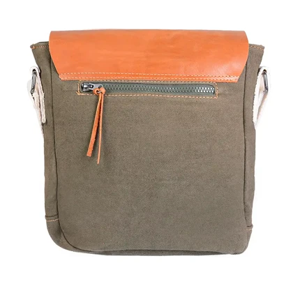 کیف دوشی زنانه کتان 005