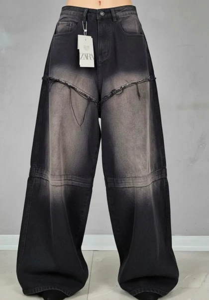 شلوار مام مکس مشکی 6596M