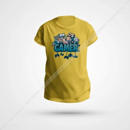 تیشرت گیمینگ طرح Gamer