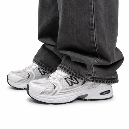 کتانی مردانه مدل نیوبالانس 530 سفید مشکی (کیفیت درحد مستر) New Balance