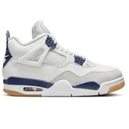 کفش کتانی اصل نایک ایر جردن4 سفید بنفش کد 294822