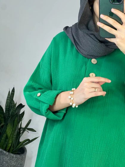 تونیک مانتویی دبل فیس نیک(ایراد دار)