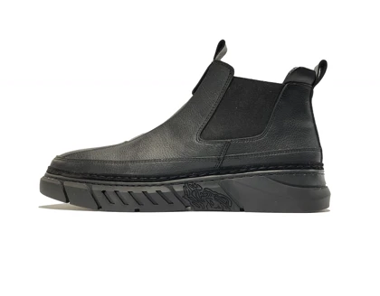 بوت ساق‌دار مردانه چرمی