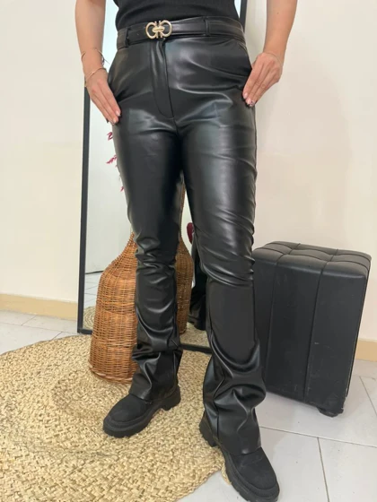 شلوار چرم سحابی