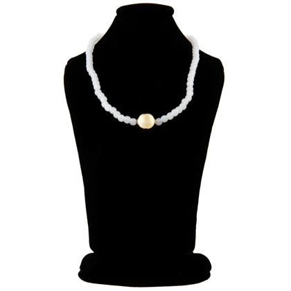 گردنبند دخترانه مدل مرواریدی گوی دار