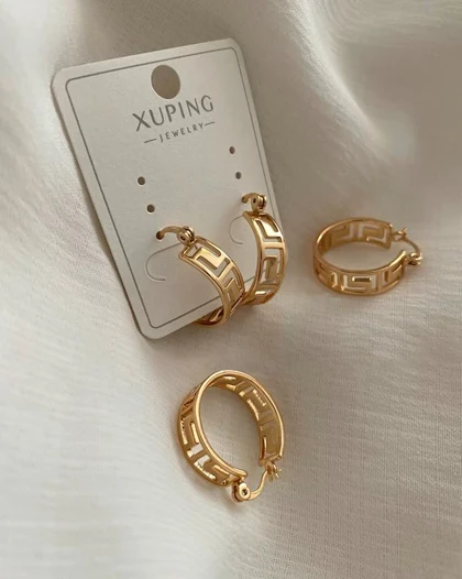 گوشواره حلقه‌ای ورساچه ژوپینگ