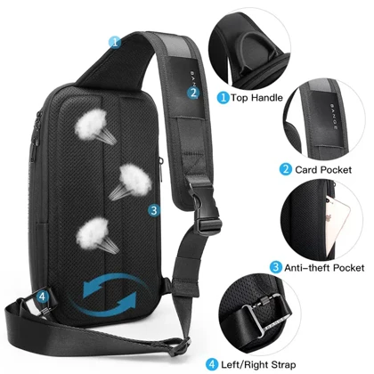 کیف بادی بگ اورجینال بنج مدل BANGE - BG7566 ORIGINAL