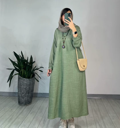 مانتو بلند دریا(به همراه کمربند)