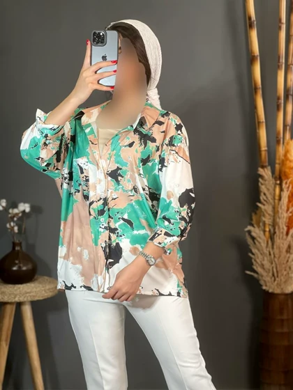 شومیز بوگاتی آبرنگی 1226