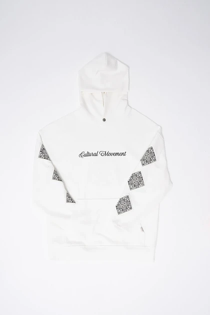 patchd patchd قومی ecru hoodie M3551