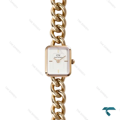 ساعت بند کارتیه ای زنانه دنیل ولینگتون رزگلد DW-7540-L