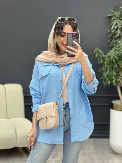 مانتو چهار جیب مهلا