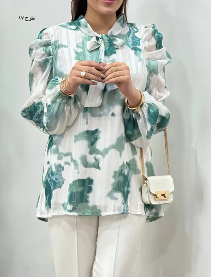 شومیزحریر مجلسی مهلا (کد4394)