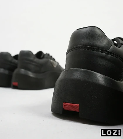 کفش کتانی کژوال مردانه مشکی Prada