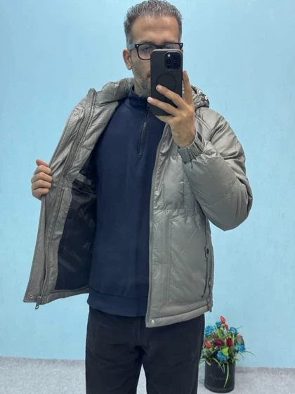 کاپشن مردانه سیلیکونی کار وارداتی درجه یک