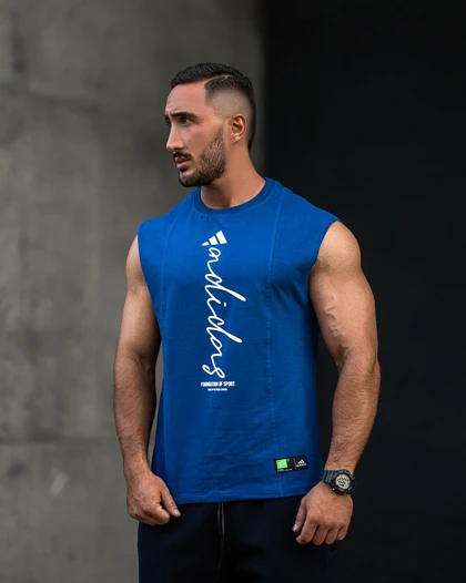 رکابی ورزشی وست ADIDAS آبی فری سایز