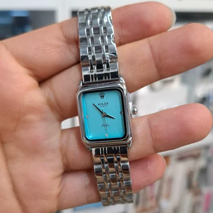 ساعت مچی زنانه رولکس Rolex موتور کوارتز باکیفیت و طراحی زیبا