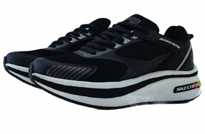 کفش اسپرت و روزمره مردانه برند اسکچرز Skechers مدل مانستر مشکی سفید کد 380