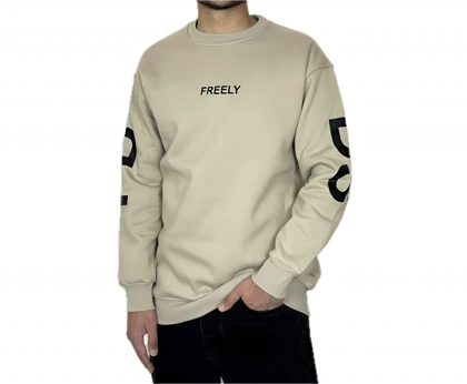 دورس مردانه کرمی طرح دار قواره باکسی