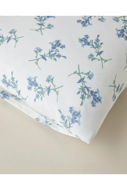 روبالشی English Home مدل Blue Spring پنبه - آبی
