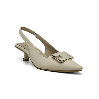 کفش مجلسی زنانه پاشنه‌دار 3 سانت مدل 400345 _ sandal valentino