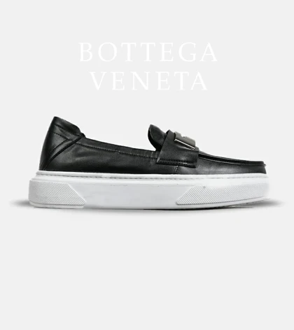 کالج مردانه مشکی Bottega Veneta مدل 6972