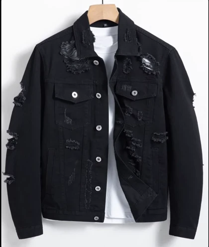 کت جین زاپ‌دار