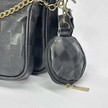 کیف دوشی زنانه مدل PRADA رنگ مشکی