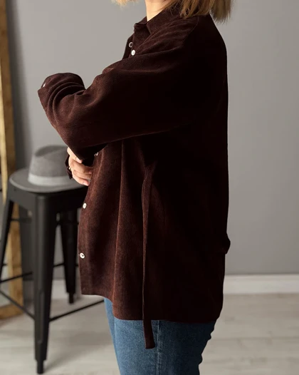 شومیز کتی Hope ( قهوه ای )