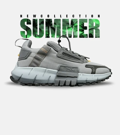 کفش کتانی طوسی ریباک Reebok Zig Kinetica 2.5 Edge