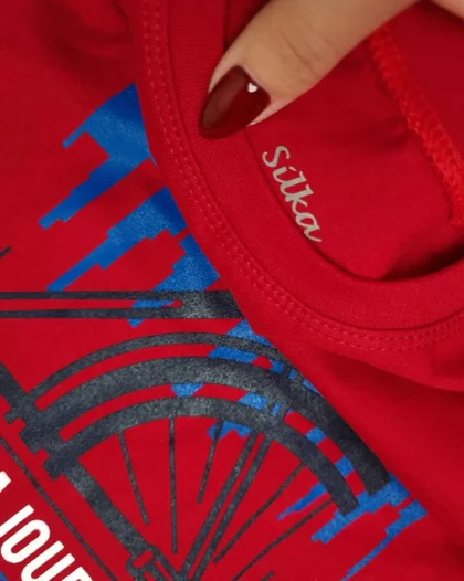 ست راحتی پسرانه آستین بلند نخ پنبه طرح enjoy ride