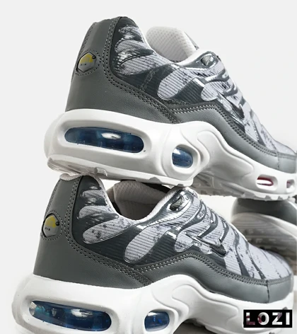 کفش کتانی مردانه و زنانه سفید طوسی NIKE AirMax Plus TN Ultra