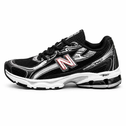 کفش کتانی مردانه مدل نیوبالانس مشکی سفید New BALANCE 740