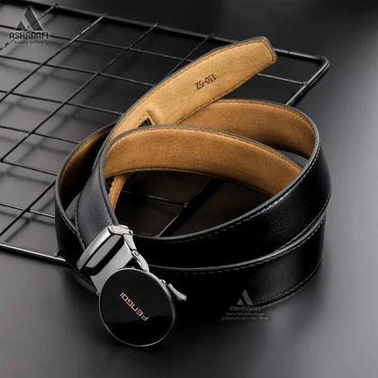 کمربند چرمی ریلی Leather Ratchet Belt BL121