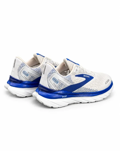 کفش کتانی رانینگ زنانه بروکس سفید آبی Brooks