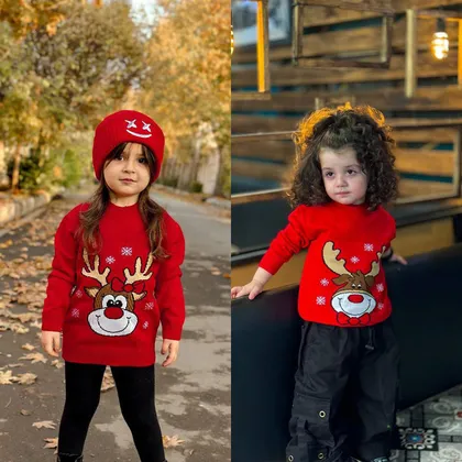 بلوز بافت مدل گوزن