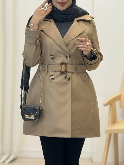 3886-بارانی آستردار مایسا