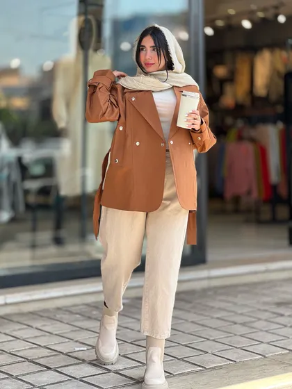 بارانی دکمه پرچی کد 630