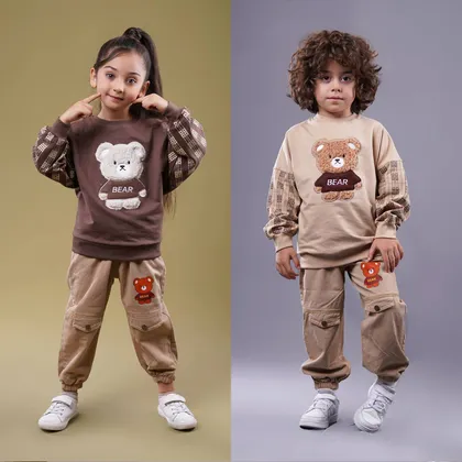 بلوز و شلوار کتان مدل BEAR