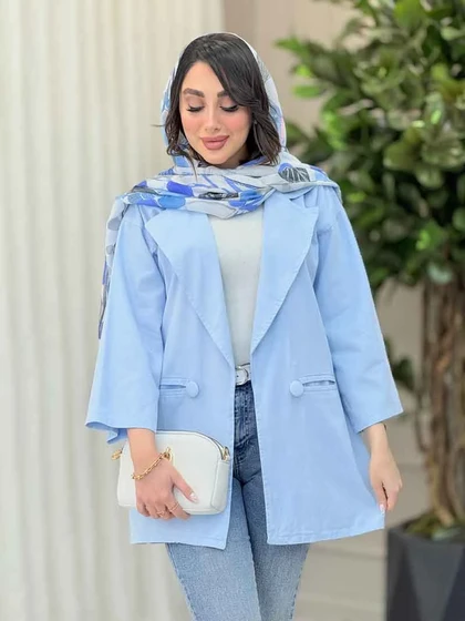 مانتو دو دکمه امیلیا